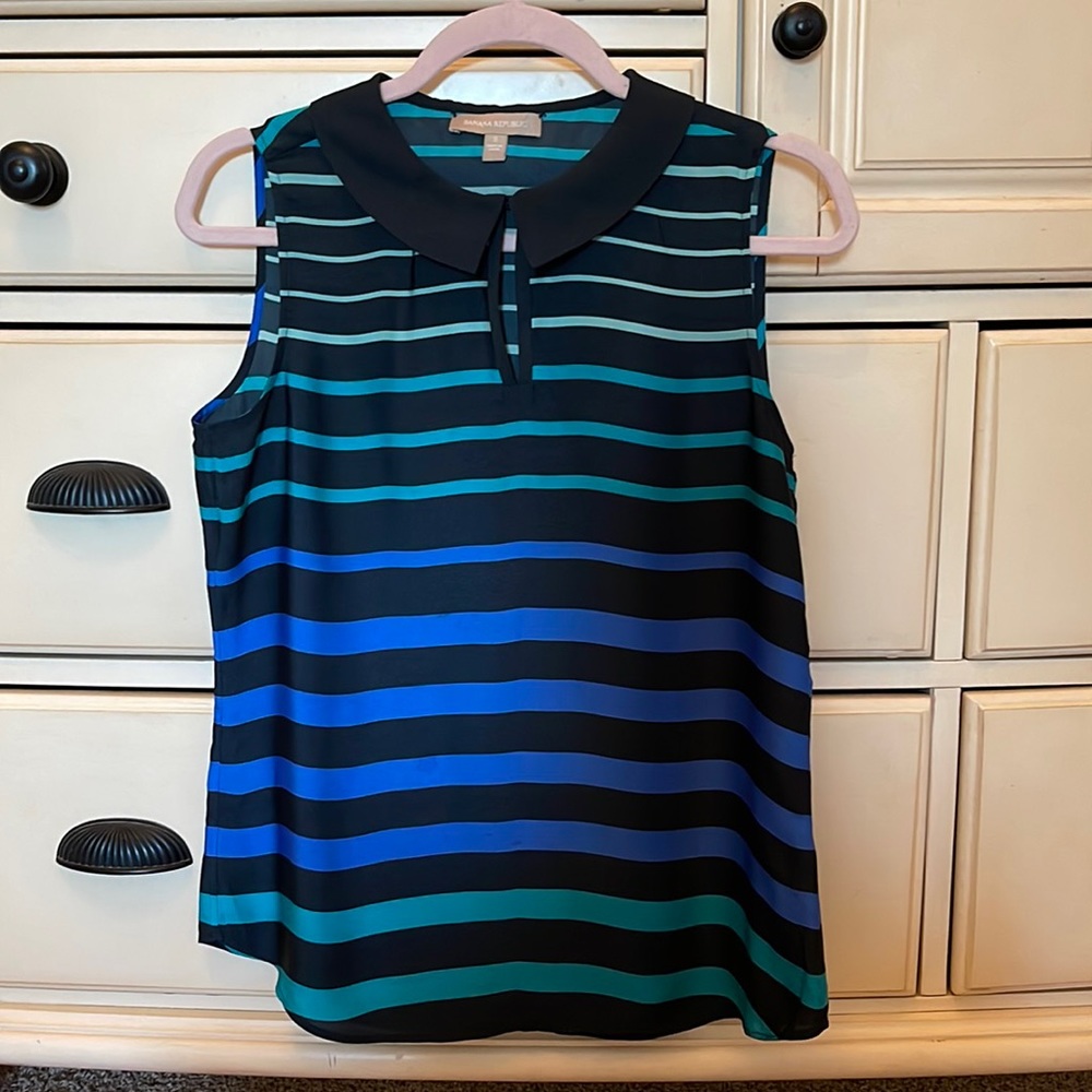 Banana Republic Ombré Striped Top